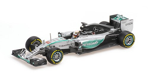 436150044 MNINICHAMPS 1:43 Mercedes AMG Petronas F1 Team W06 Hybrid L.Hamilton 2015 World Champion