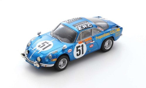 S6103 SPARK 1:43 Alpine A110 #51 24h Le Mans 1968 B.Collomb/F.Lacarreau