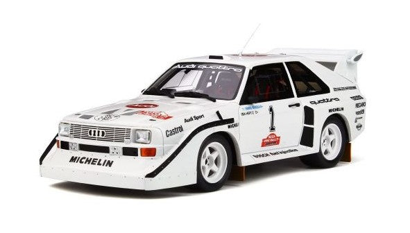 OTM757 OttO mobile 1:18 Audi Sport Quattro S1 Olympus Rally #1 White