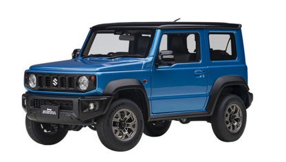 78507 AUTOart 1:18 Suzuki Jimny Sierra JB74 Blue Metallic/Black Roof model car