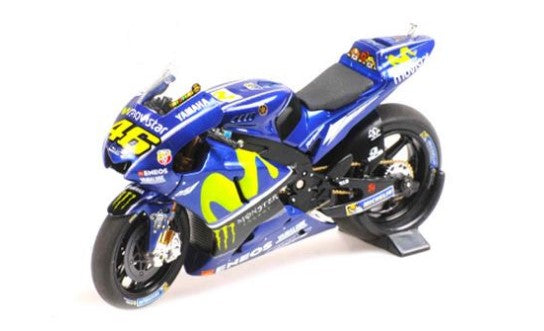 182173046 MINICHAMPS 1:18 YAMAHA YZR-M1 Valentino Rossi Moto GP 2017 model car