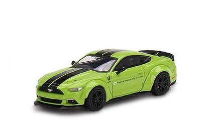 MC139-GN TSM MINI-GT 1:64 LBWK Limited Ford Mustang Grabber Lime LB-WORKS Ford Mustang Grabber Lime Blister Pack