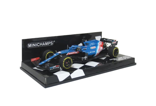 417210114 MINICHAMPS 1:43 Alpine F1 Team A521 Fernando Alonso Bahrain GP2021