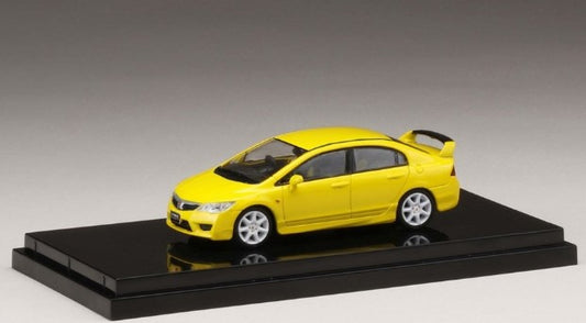 HJ641003AY Hobby JAPAN 1:64 Honda CIVIC TYPE R (FD2) Sunlight Yellow