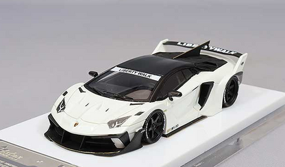 FM64009PG-09 Fuelme Models 1:64 LB-SILHOUETTE WORKS LBWK 700 GT EVO Pearl white