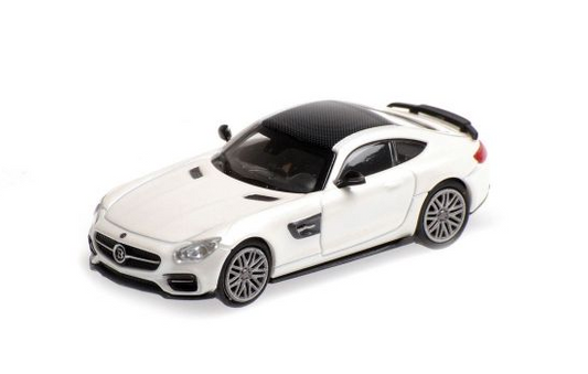 870037324 MINICHAMPS 1:87 Brabus 600 AUF Mercedes Benz AMG GT S 2015 White