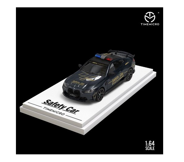 TM Time Micro 1:64 BMW M4 Safety Car Pattern Dark Gray