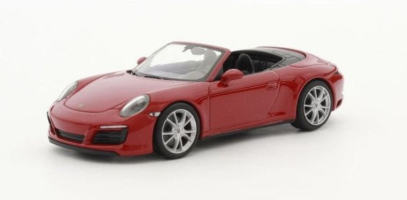 410067230 MINICHAMPS 1:43 Porsche 911 (991.2) Carrera 4S Cabriolet 2017 Red