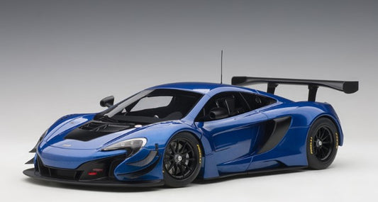 81641 AUTOart 1:18 McLaren 650S GT3 Metallic Blue model car