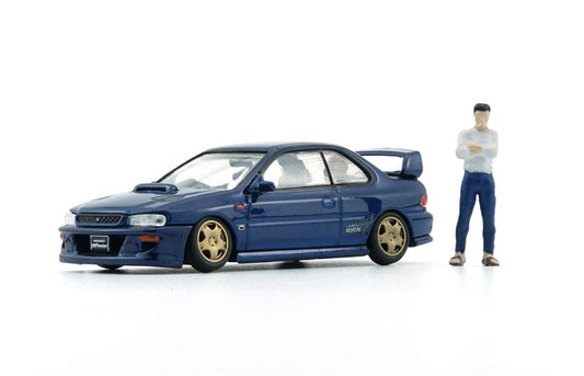 64B0077 BM CREATIONS 1:64 Subaru Impreza WRX GC8 TYPE-R Custom ID RHD with figure