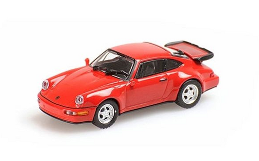 870069100 MINICHAMPS 1:87 Porsche 911 Turbo 1990 Red