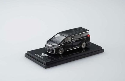 HJ642012ABK Hobby JAPAN 1:64 Toyota Alphard (H30W) Custom Version Black