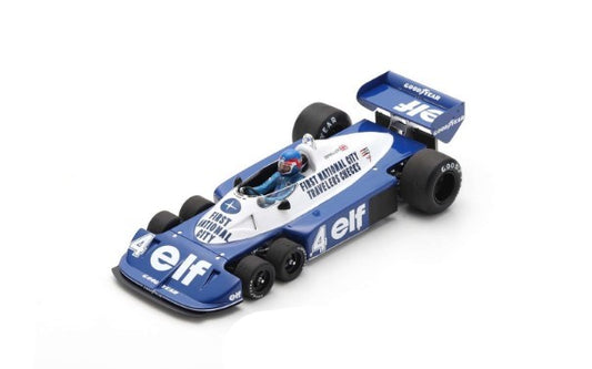 18S571 SPARK 1:18 Tyrrell P34 #4 3rd South African GP 1977 Patrick Depailler