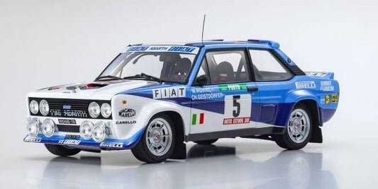 KS08376A KYOSHO 1:18 Fiat 131 ABARTH Rally 1980 Portugal #5 model cars