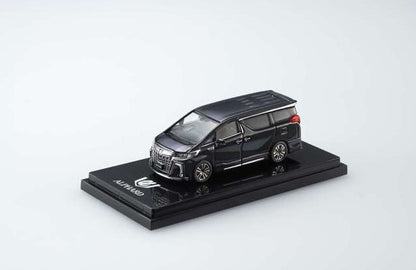 HJ642012AMBK Hobby JAPAN 1:64 Toyota Alphard (H30W) Custom Version Sparkling Black Pearl Crystal Shine