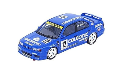 IN64-P10-CA12 INNO MODELS 1:64 Nissan Primera (P10) # 12 "CALSONIC" JTCC 1994