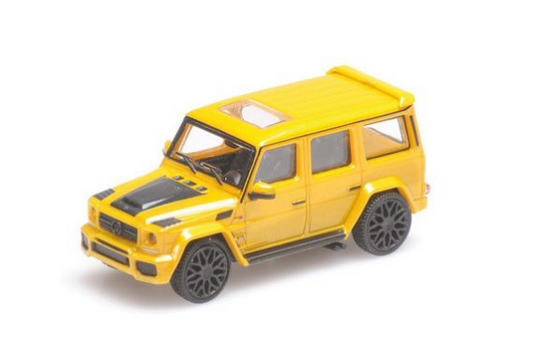 870037104 MINICHAMPS 1:87 Brabus 850 6.0 Biturbo Widestar AUF Mercedes-Benz AMG G 63 2015 Yellow