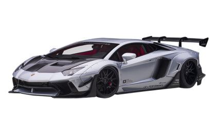 79181 AUTOart 1:18 Lamborghini Liberty Walk LB-WORKS Aventador Metallic Silver