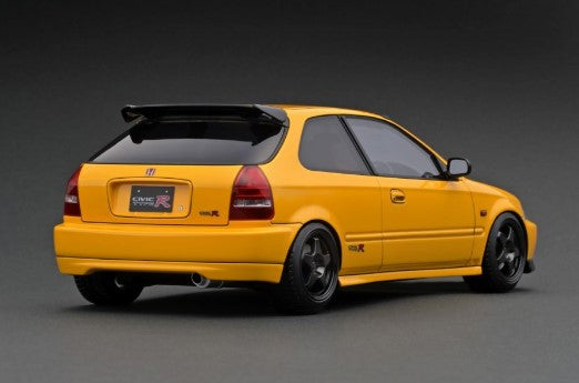 IG2676 ignition model 1:18 Honda Civic (EK9) Type R Yellow