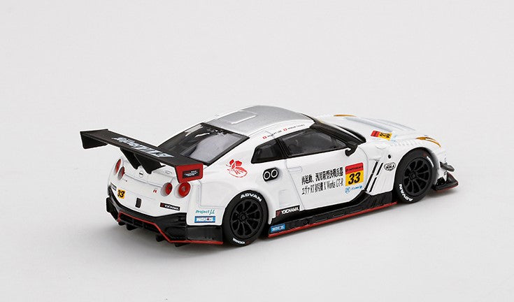 MGT00091-L TSM MINI-GT 1:64 Eva RT Test Type01 X Works GT-R GT300 2019 #33 Test Car Hong Kong Exclusive LHD