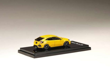 HJ642018AY Hobby JAPAN 1:64 Honda Civic Hatchback (FK7) 2020 Yellow (Custom Color)