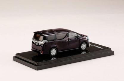 HJ641028HBKC Hobby JAPAN 1:64 Toyota Vellfire H30W Hybrid Burning Black Crystal Shine Glass Flake