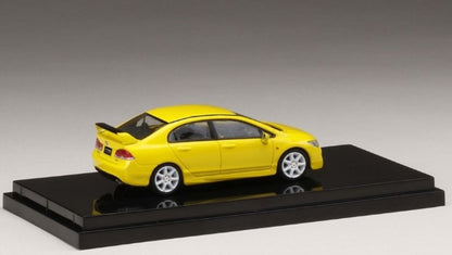 HJ641003AY Hobby JAPAN 1:64 Honda CIVIC TYPE R (FD2) Sunlight Yellow