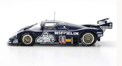 SG429 SPARK 1:43 Sauber C9 #61 Winner Nurburgring Supercup 1987 model car