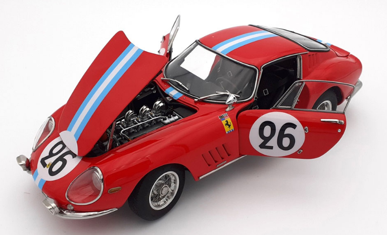 M-199 CMC 1:18 Ferrari 275 GTB C Chassis 9015 1966 #26 Le Mans on NART Livery