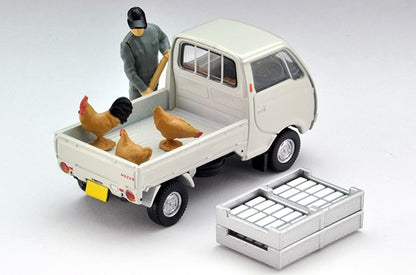 LV-198b TOMYTEC 1:64 MAZDA Porter Cab White with Figure 314943