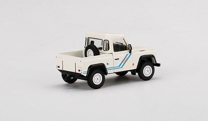 MGT00338-L TSM MINI-GT 1:64 Land Rover Defender 90 PICKUP White LHD