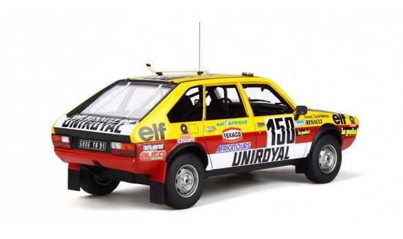 OTM821 OttO mobile 1:18 Renault 20 Turbo 4x4 Paris Dakar 1982 Blue/Yellow/Red