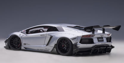 79181 AUTOart 1:18 Lamborghini Liberty Walk LB-WORKS Aventador Metallic Silver