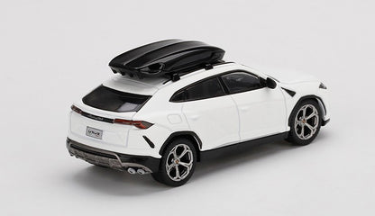 MGT00220-L TSM MINI-GT 1:64 Lamborghini Urus Bianco Monocerus Matt White Roof Box LHD