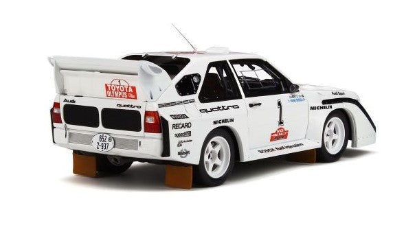 OTM757 OttO mobile 1:18 Audi Sport Quattro S1 Olympus Rally #1 White