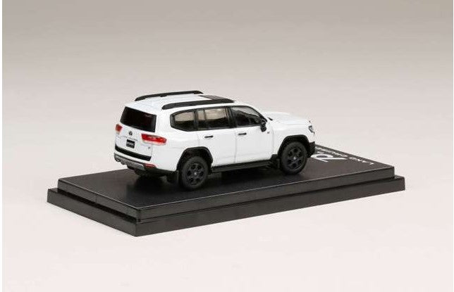 HJ641050BW Hobby JAPAN 1:64 Toyota Land Cruiser (JA300W) GR SPORT Precious White Pearl w/Black interior