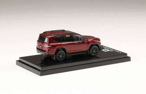 HJ641050BR Hobby JAPAN 1:64 Toyota Land Cruiser (JA300W) GR Sport Dark Red Mica Metallic w/Black interior