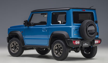 78507 AUTOart 1:18 Suzuki Jimny Sierra JB74 Blue Metallic/Black Roof model car