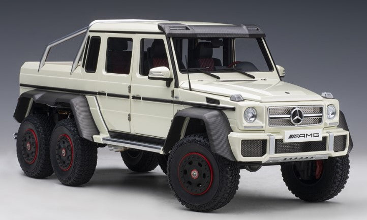 76307 AUTOart 1:18 Mercedes Benz G63 AMG 6X6 Pearl White