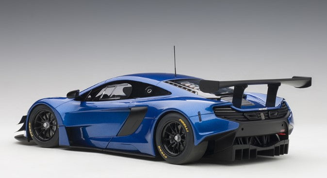 81641 AUTOart 1:18 McLaren 650S GT3 Metallic Blue model car