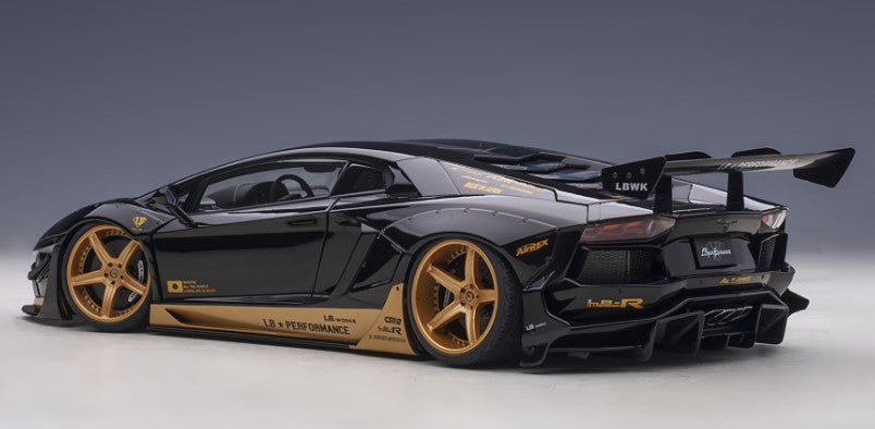 79184 AUTOart 1:18 Lamborghini Liberty Walk LB-WORKS Aventador Black/Gold