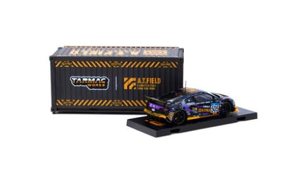 T64-070-EVA20 TARMAC WORKS 1:64 A.T.FIELD Audi R8 LMS GT4 Super Taikyu ST-Z 2020 #505 with Container package