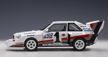 88700 AUTOart 1:18 Audi Quattro S1 1987 #1 Pikes Peak Winner Walter Rohrl