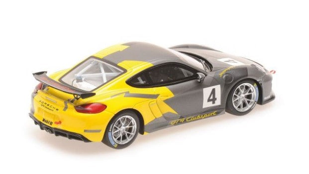 437166104 MINICHAMPS 1:43 Porsche Cayman GT4 Clubsport #4 Porsche Test Car Weissach 2016