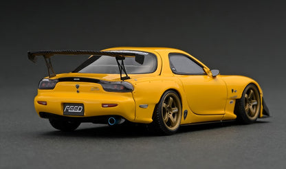 IG2184 ignition model 1:43  FEED RX-7 (FD3S) Yellow