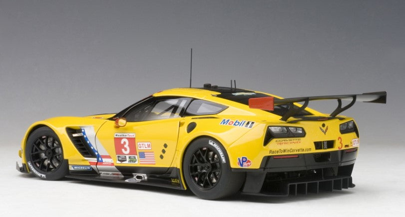 81607 AUTOart 1:18 Chevrolet Corvette C7.R 2016 #3 (Lime Rock Park 2nd place)