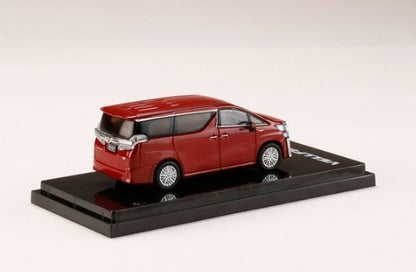 HJ641028HR Hobby JAPAN 1:64 Toyota Vellfire H30W Hybrid Dark Red Mica Metallic