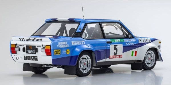 KS08376A KYOSHO 1:18 Fiat 131 ABARTH Rally 1980 Portugal #5 model cars