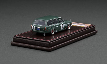 IG2879 ignition model 1:64 Nissan Datsun Bluebird (510) Wagon Green