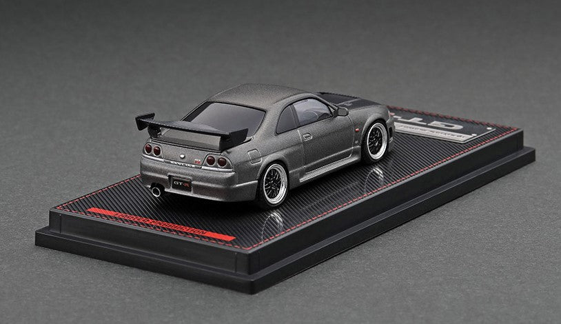 IG2507 ignition model 1:64 Nissan NISMO R33 GT-R Titanium Gray